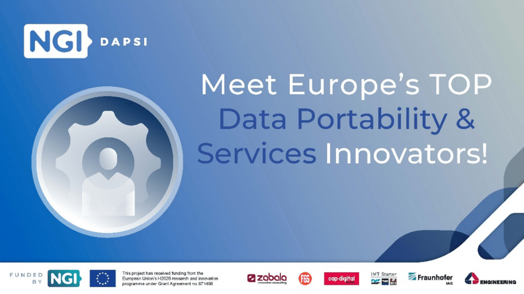 NGI DAPSI - Meet Europe's top data portability & services innovators' projects!