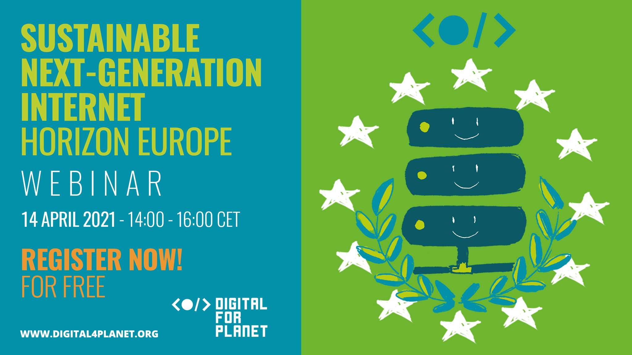Digital For Planet | Sustainable Next Generation Internet Horizon Europe webinar