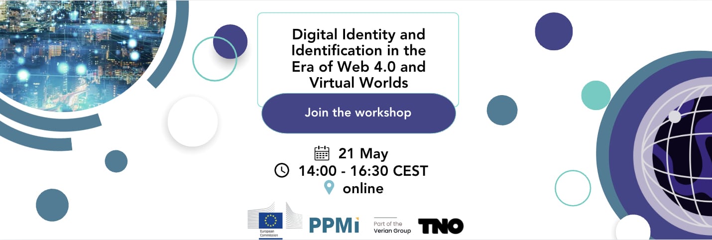 Workshop: Digital Identity and Identification in the Era of Web 4.0 and Virtual Worlds