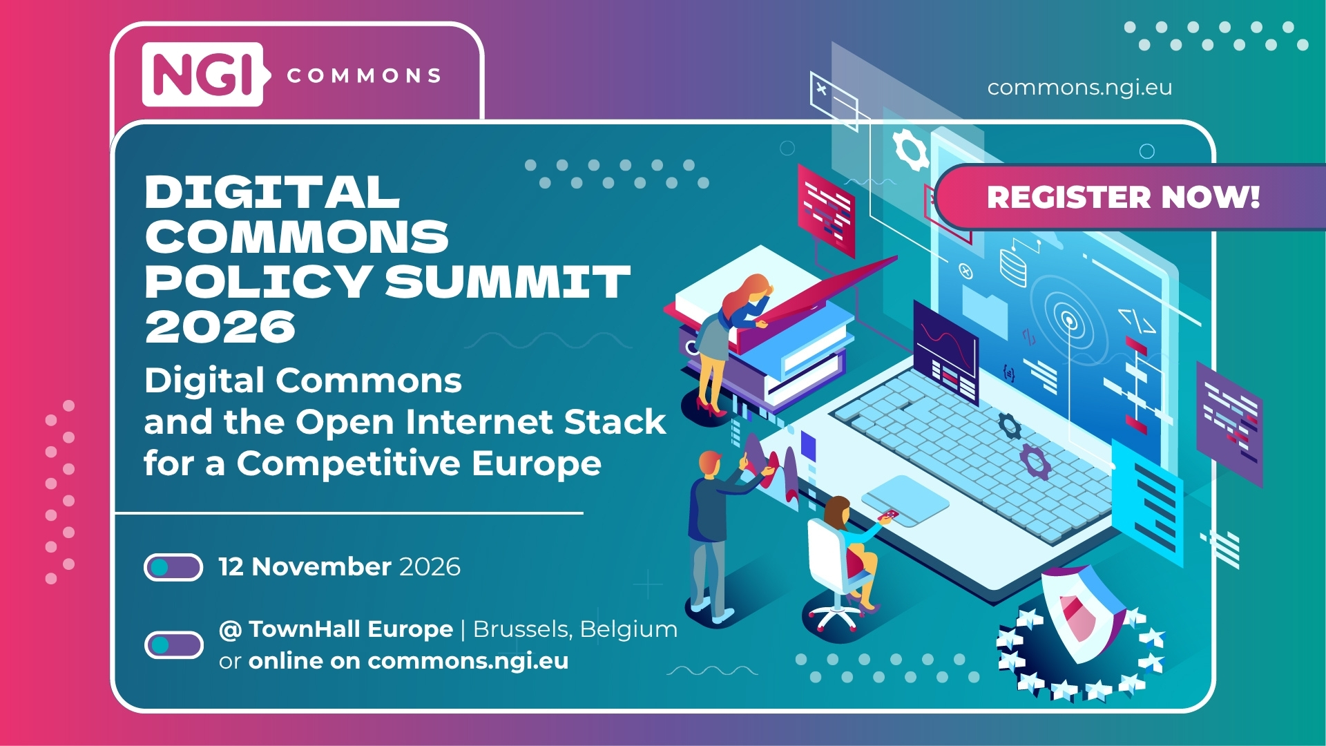 Digital Commons Policy Summit 2026 | Register now!